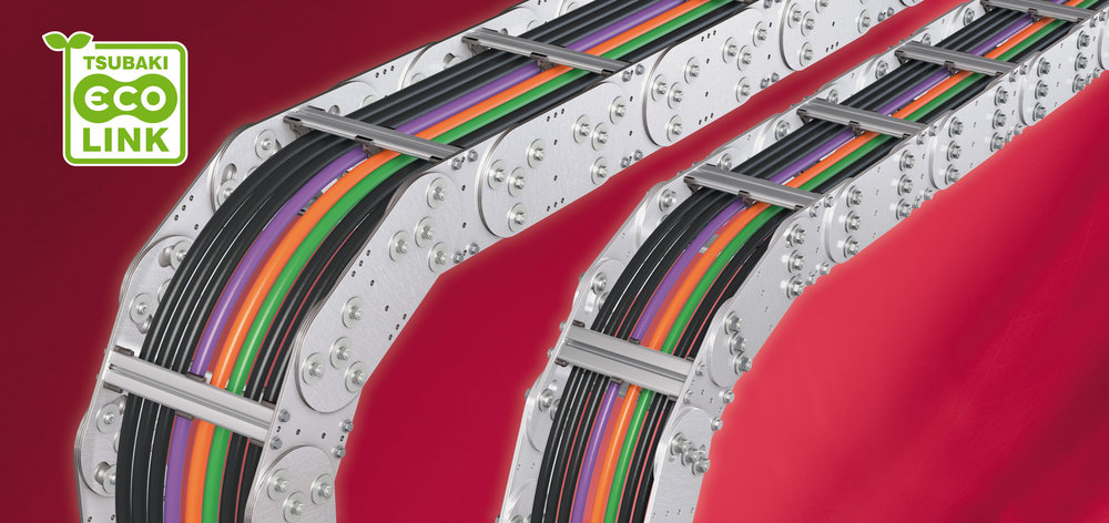 Especialistas en entornos muy abrasivos Los sistemas de cadenas portadoras de cables de acero y mangueras de TSUBAKI KABELSCHLEPP aumentan significativamente la disponibilidad del sistema en entornos de trabajo abrasivos